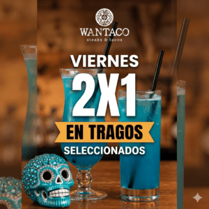 2 x 1 en Tragos Seleccionados